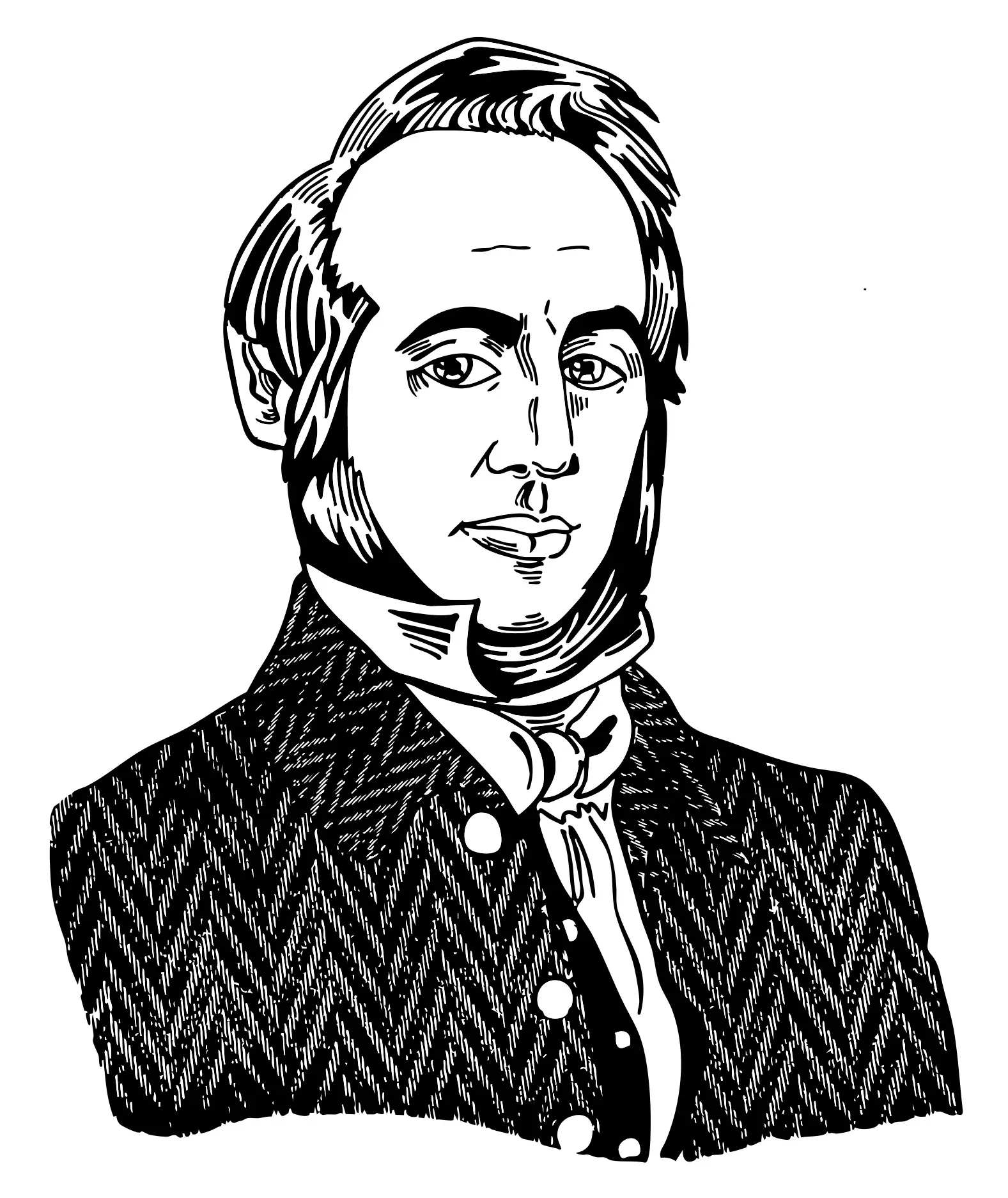 Sketch headshot of BT Roberts