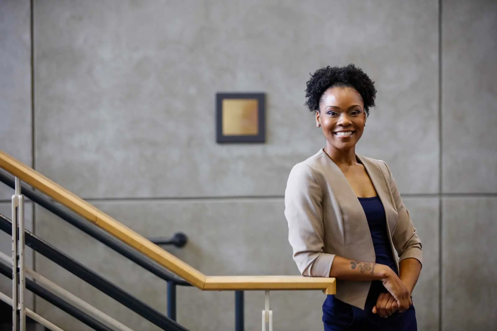 Graduate student leaning