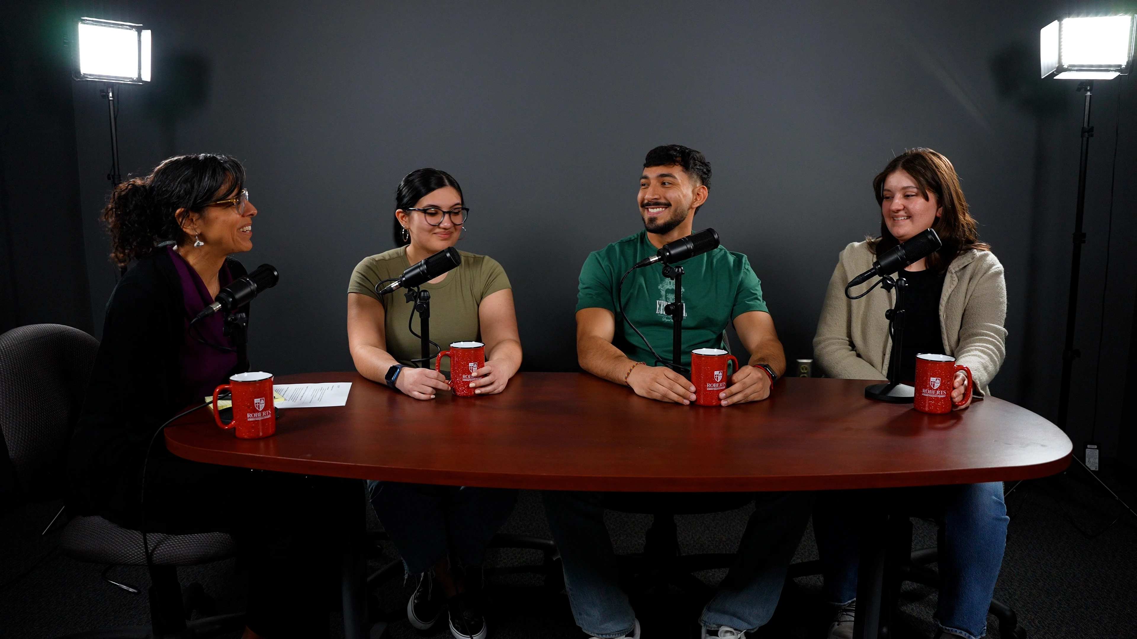 Group of college students