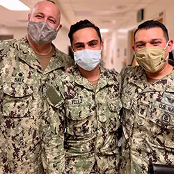 Velez, in the middle